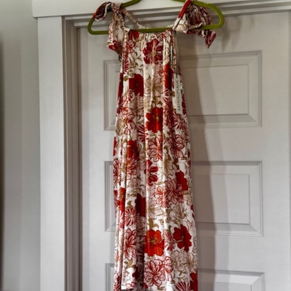 Farm Rio Sunny Mix Midi-dress Size M - Picture 5 of 5